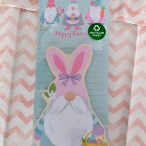 New  - 2 Pack magnetic Gnome Easter Notepads